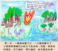 雉鸡灭火的故事